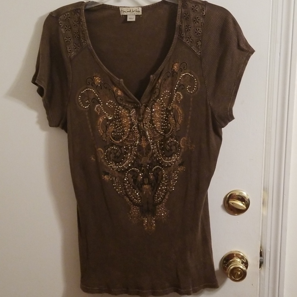 Bling women's top